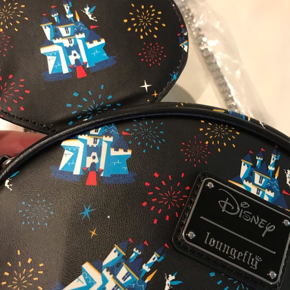 Disneyland 65th Anniversary Loungefly Crossbody Bag - NEW - Picture 8 of 15